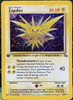 Zapdos (Heavy Play)(Holo Rare) - 15/62 - Fossil 1st