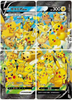 Pikachu V-Union - Set of 4 Anniversary Collection #109-112/s-p - KOREAN