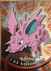 Nidorino (Silver "Broken" Rays Holo) #33- Pokemon Topps Black Tag
