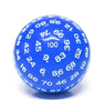 49mm D100 (Blue & White) Opaque Dice