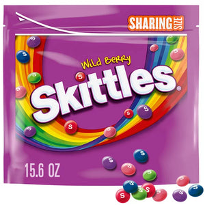 Skittle Wild Berry Stand Up Bag 15oz - Sweets and Geeks