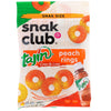 Snak Club Tajin Peach Rings - 2.5oz Peg Bag (SNG12)