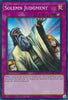 Solemn Judgment (1st Edition) (Super Rare) - 25th Anniversary Rarity Collection II - RA02-EN075