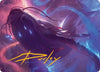 Starbreach Whale Art Card (Gold-Stamped Signature) - Art Series: Edge of Eternities - #9/54