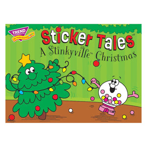 Sticker Tales: A Stinkyville Christmas / Sticker Tails Story Book Album - Sweets and Geeks