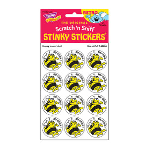 Scratch 'N Sniff Stinky Stickers- Bee-utiful! Honey - Sweets and Geeks
