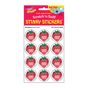Scratch 'N Sniff Stinky Stickers- Berry Good Strawberry - Sweets and Geeks