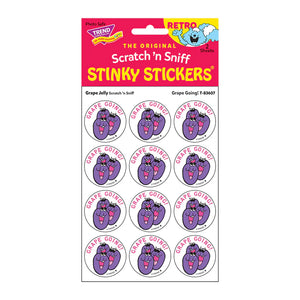 Scratch 'N Sniff Stinky Stickers- Grape Going! Grape Jelly - Sweets and Geeks