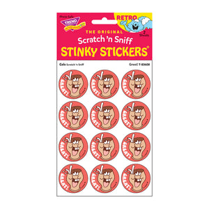 Scratch 'N Sniff Stinky Stickers- Great Cola - Sweets and Geeks