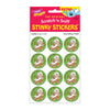 Scratch 'N Sniff Stinky Stickers- Keep Rolling Leather - Sweets and Geeks