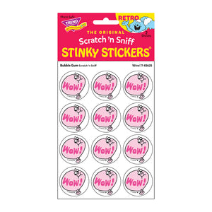 Scratch 'N Sniff Stinky Stickers- Wow! Bubble Gum - Sweets and Geeks