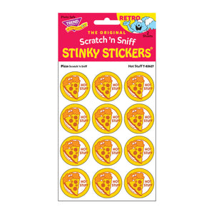 Scratch 'N Sniff Stinky Stickers- Hot Stuff / Pizza - Sweets and Geeks