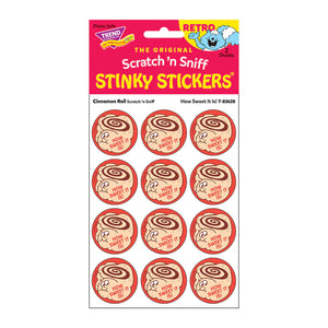 Scratch 'N Sniff Stinky Stickers- How Sweet It Is! / Cinnamon Roll - Sweets and Geeks