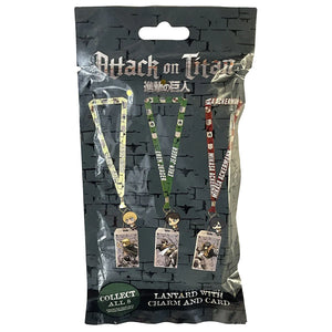Attack on Titan Lanyard with Charm and Card Blind Bag - Sweets and Geeks