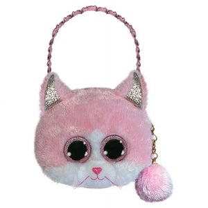 Ty - Fiona Pink Cat Mini Purse - Sweets and Geeks