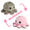 Reversible Octopus Plush: Pink & Gray