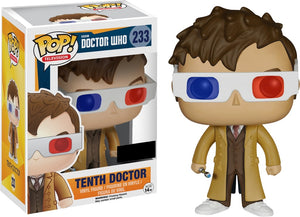 Funko Pop! Television: Doctor Who - Tenth Doctor (3D Glasses) (Hot Topic) #233 - Sweets and Geeks