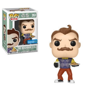Funko Pop! Games: Hello Neighbor - The Neighbor (with Milk and Cookies) (Walmart) #263 - Sweets and Geeks