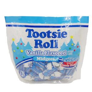 Tootsie Roll Vanilla Midgees Christmas 12oz - Sweets and Geeks