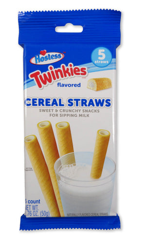 Twinkies Cereal Straws 1.76oz - Sweets and Geeks