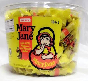Mary Jane 160ct Tub 20oz - Sweets and Geeks