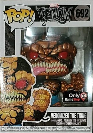 Funko Pop! Marvel: Venom - Venomized The Thing (Metallic) (GameStop Exclusive) #692 - Sweets and Geeks