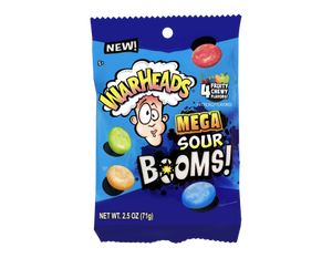 Warheads Mega Sour Booms 2.5oz - Sweets and Geeks