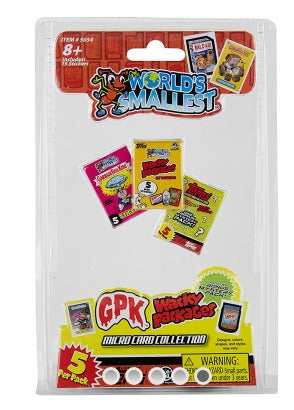 World’s Smallest Topps Micro Card Collection - Sweets and Geeks