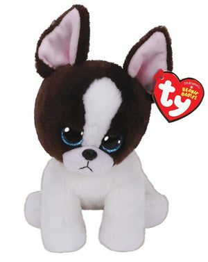 Ty Beanie Boo - Portia 6" Brown and White Terrier - Sweets and Geeks