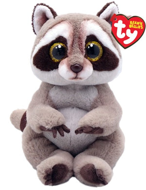 Ty Beanie Belly - Petey 8" Grey Raccoon - Sweets and Geeks