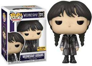 Funko Pop Television: Wednesday - Wednesday Addams (Hot Topic) #1311 - Sweets and Geeks