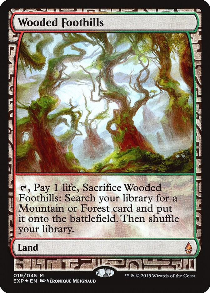 Wooded Foothills (Foil) - Zendikar Expeditions - #019/045 – Sweets
