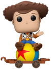 Funko Pop! Trains: Disney 100 - Woody on Luxo Ball (Amazon Exclusive) #22