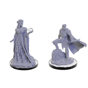 Critical Role Unpainted Miniatures: Xhorhasian Mage & Xhorhasian Prowler - Sweets and Geeks