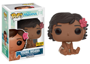 (DAMAGED BOX) Funko POP Disney: Moana - Young Moana (Sitting) (Hot Topic) #218 - Sweets and Geeks