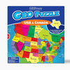 GeoPuzzle - USA & Canada (69pc)