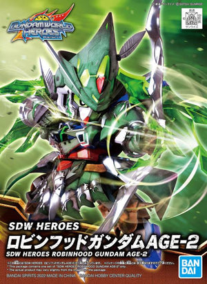 SD Gundam World Heroes SDW Heroes Robin Hood Gundam Age-2 Model Kit - Sweets and Geeks
