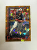 Angel Martinez 2025 Topps Chrome Sapphire Gold rookie #155 Cleveland Guardians, serial number 46/50, front