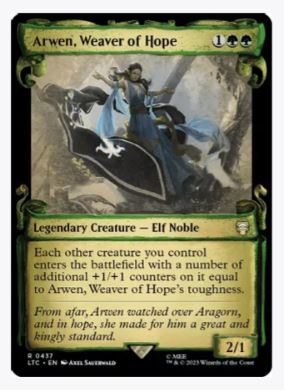 Arwen, Weaver of Hope (Showcase Scrolls) - Commander: The Lord of the Sweets and Geeks Arwen, Weaver of Hope (Showcase Scrolls) - Commander: The Lord of the Sweets and Geeks