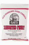 Claey's Assorted Fruit Hard Candies 6oz Peg Bag