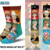 One Piece Mash Up - Split Mens Crew Socks