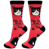Black and White Cat Socks