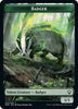 Saproling // Badger Double-Sided Token - Dominaria United