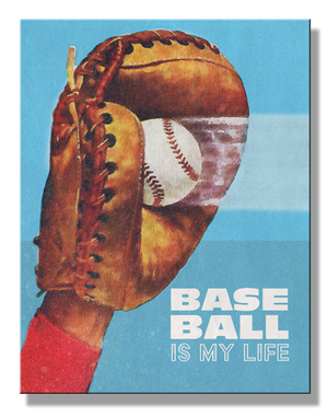 Baseball Life Vintage Sign - Sweets and Geeks