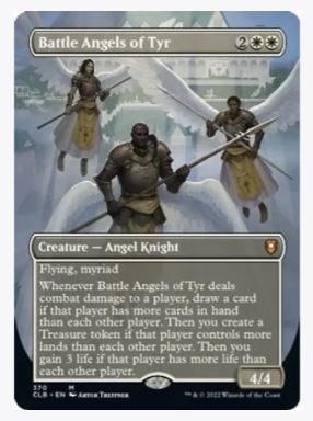 Battle Angels of Tyr (Borderless) - Commander Legends: Battle for Baldur's Gate - #370 - Sweets and Geeks