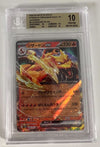 Charizard ex - 006/165 - SV2a: Pokemon Card 151 (Graded Beckett 10)