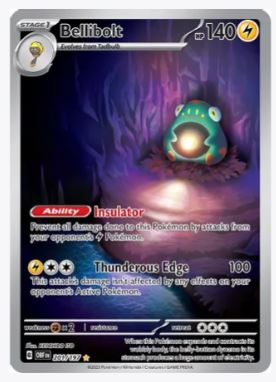 Bellibolt (Illustration Rare) SV03: Obsidian Flames # 201/197 - Sweets and Geeks