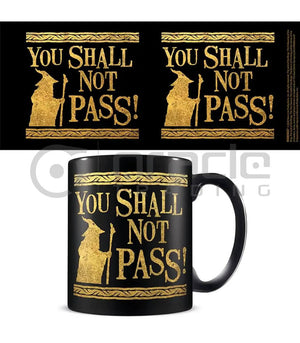Lord of the Rings Mug – Shall Not Pass (Black) - Sweets and Geeks