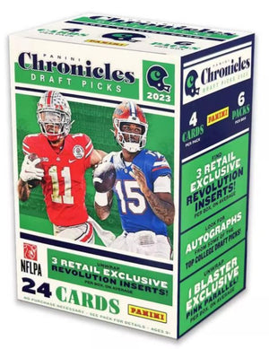 2023 Panini Chronicles Football Draft Picks Blaster Box - Sweets and Geeks