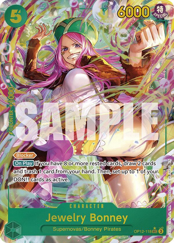 Jewelry Bonney (Alternate Art) - Legacy of the Master - (OP12-118